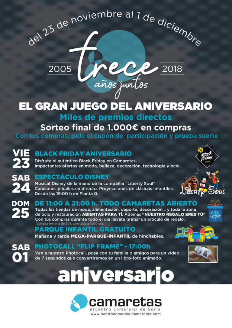 13 aniversario Camaretas