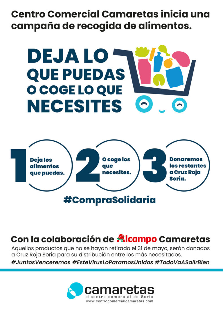 Compra solidaria en Centro Comercial Camaretas
