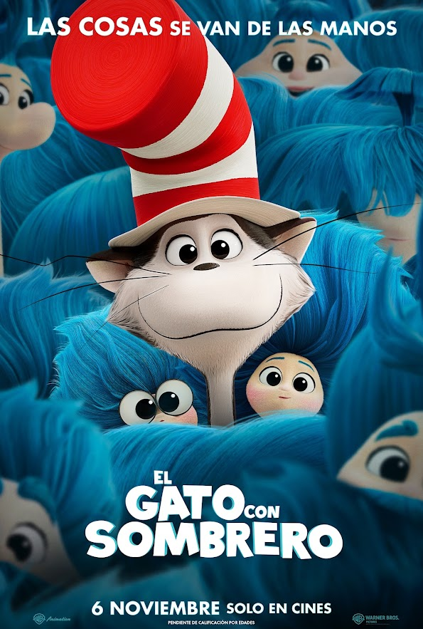 Cartel de El gato con sombrero
